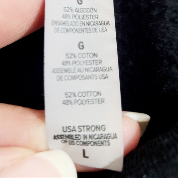 Love Bambi Black "Game Day" Sweatshirt Size Large Elbow Patch Football Sequin - Picture 10 of 10